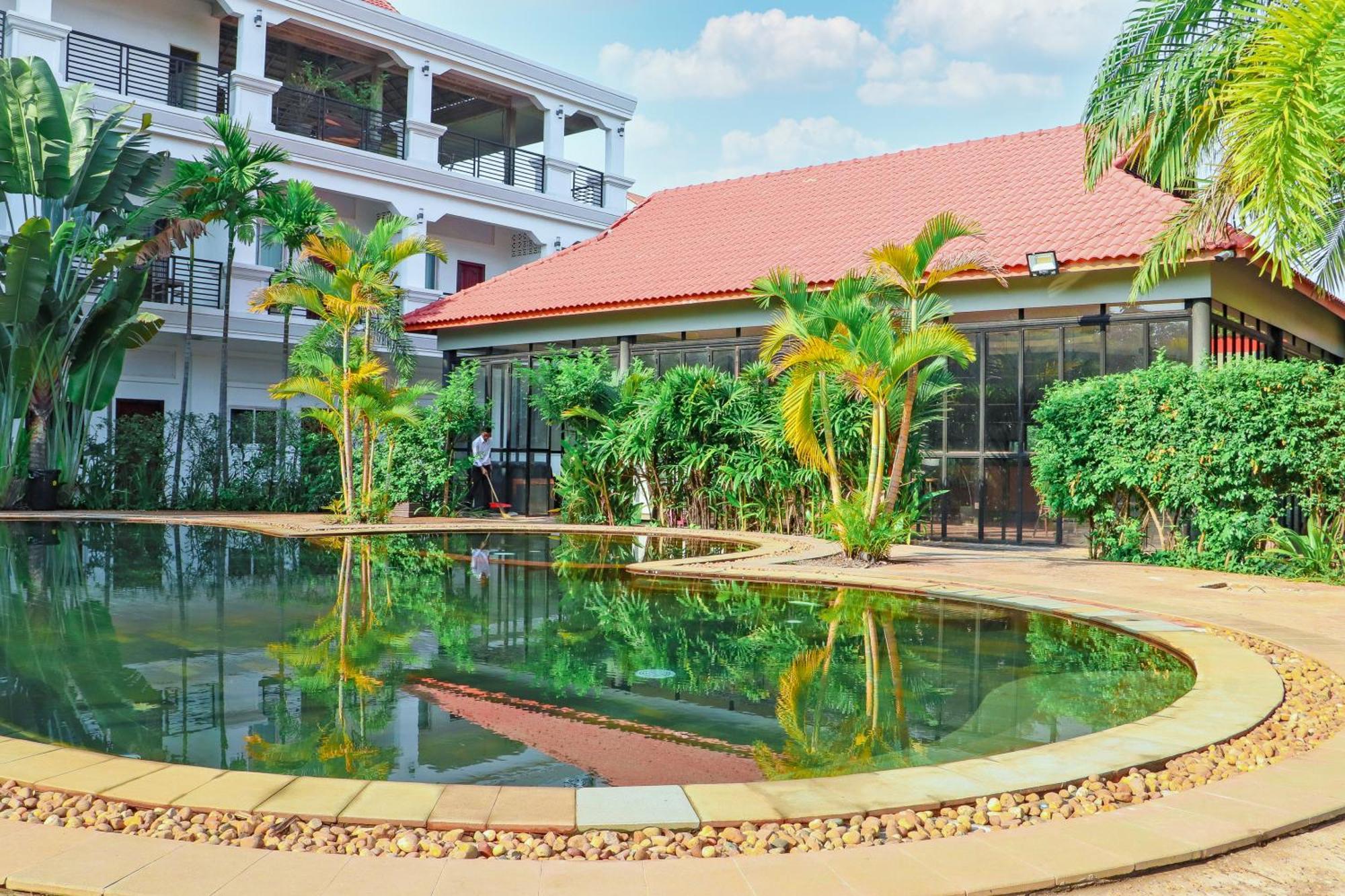 Hotel Lucky Garden Boutique Ciudad de Siem Riep Exterior foto